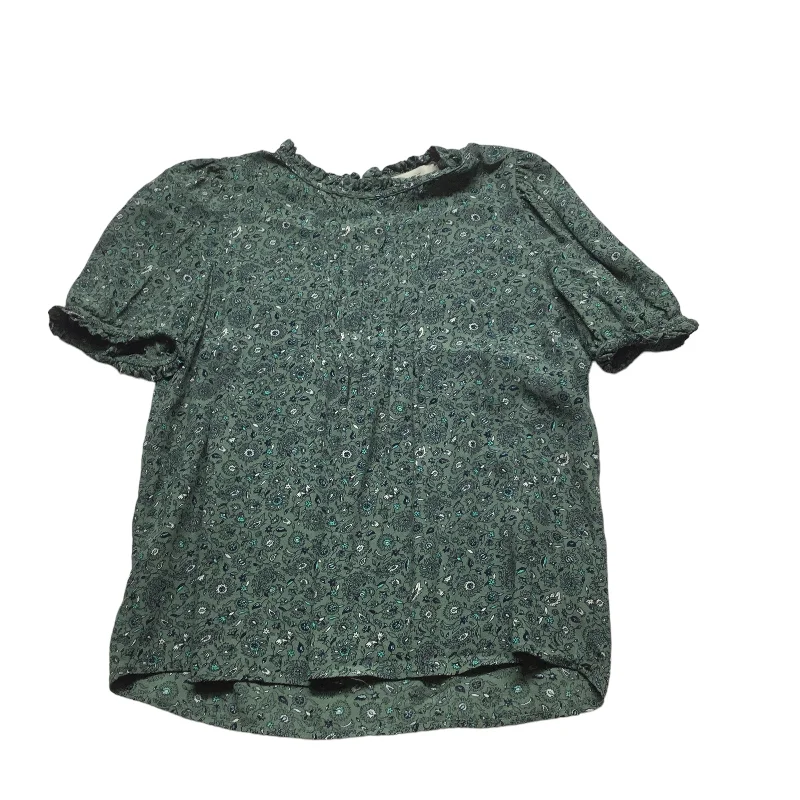 Green Top Short Sleeve Loft, Size S