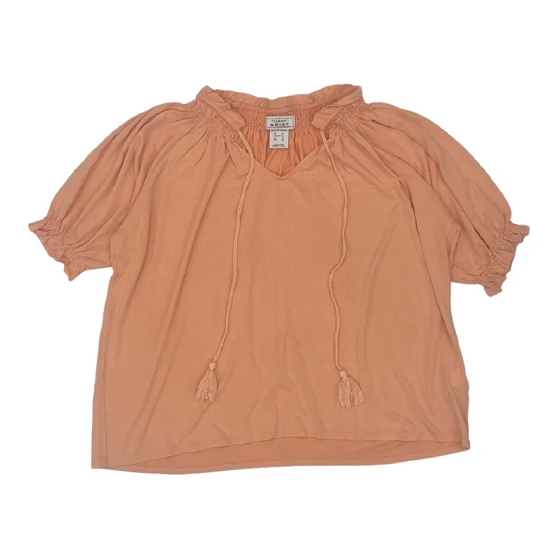 ORANGE ARIAT TOP SS, Size XL