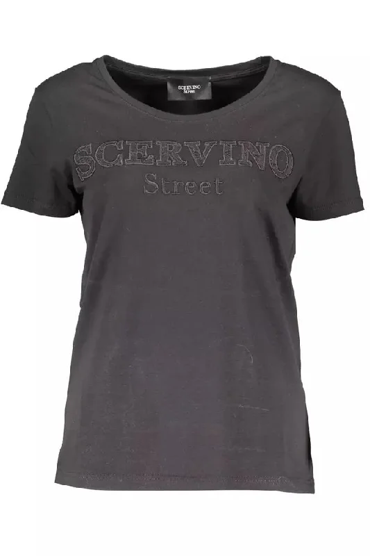 Scervino Street Chic Embroide Logo Tee with Contrasting Women's Accents