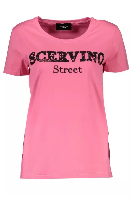 Scervino Street Chic  Embroide Tee with Contrasting Women's Details