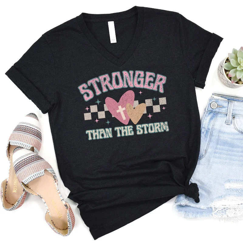 Stronger than the Storm V-Neck