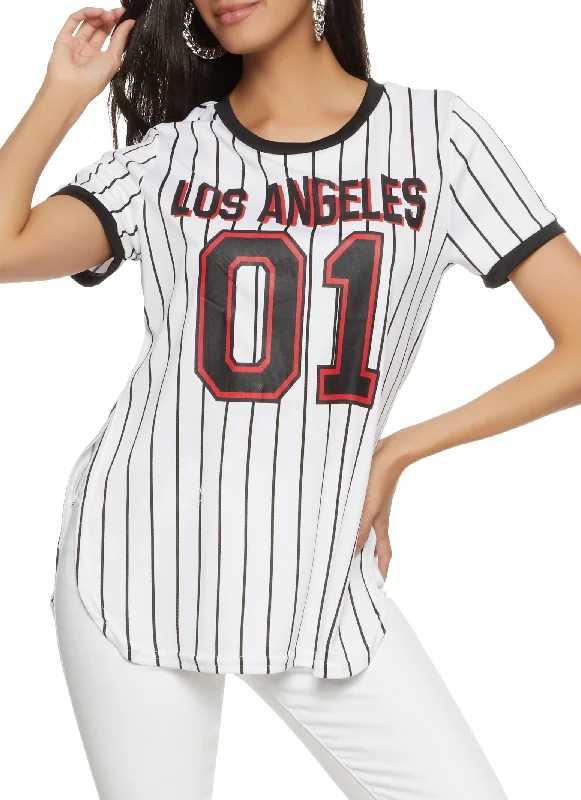 Los Angeles 01 Crew Neck Graphic Tee