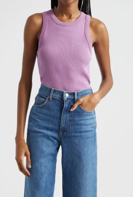 Cropped Jordyn Tank Orchid Dusk