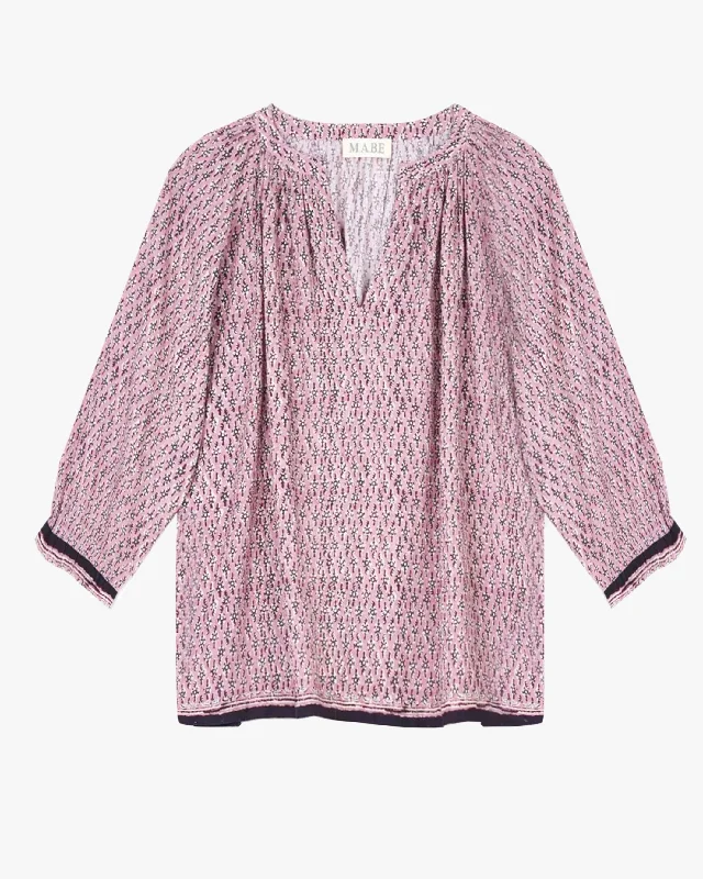 Mari Print LS Top