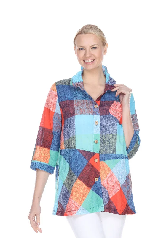 Terra Patchwork Blouse