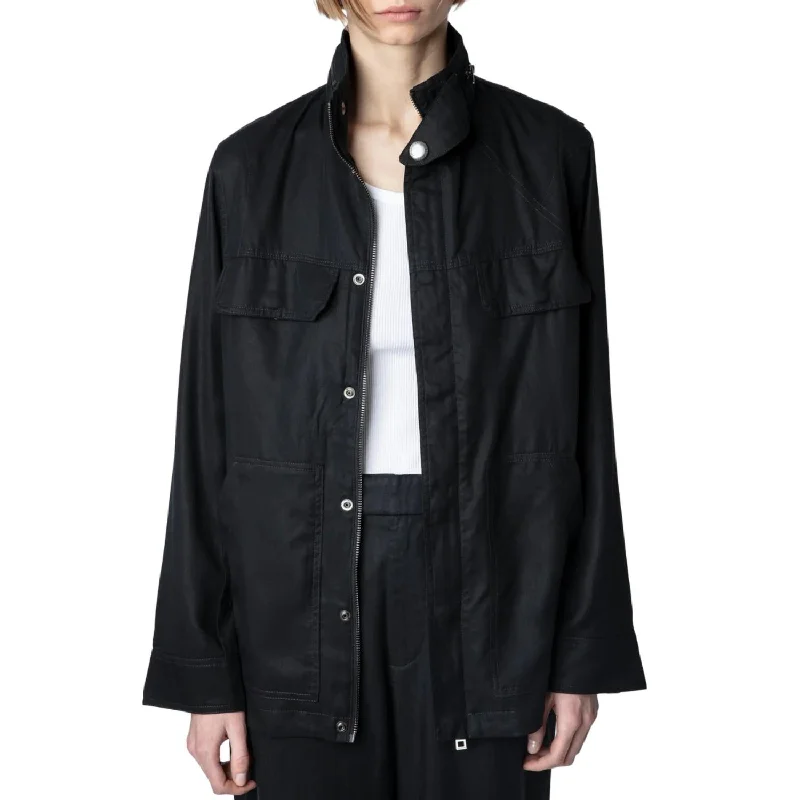 Kayaka Lyocell Jacket In Noir