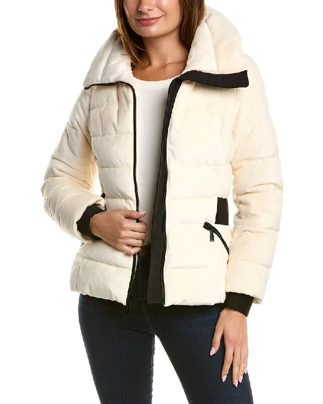 Laundry by Shelli Segal Quilted Fleece Jacket