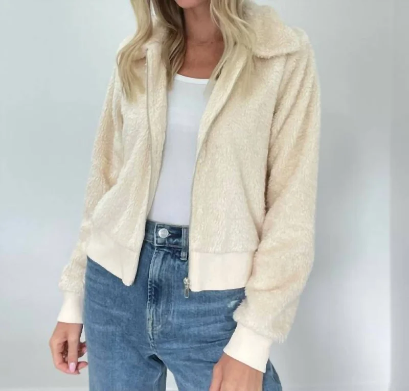 The Ted Jacket In Vanilla