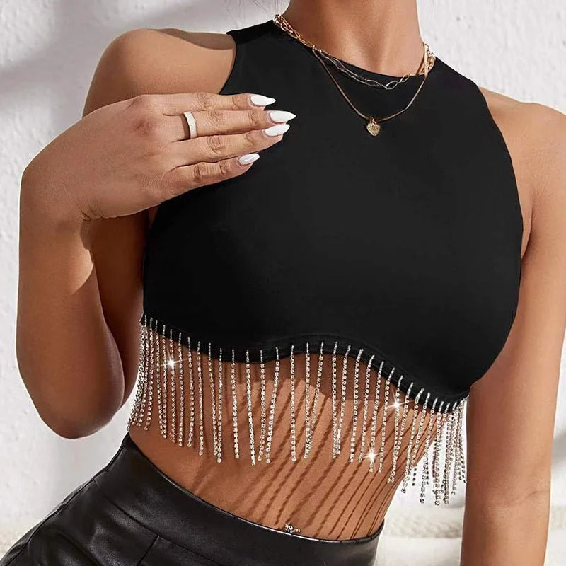 Vegas Strip Crop Top- 2 Colors*