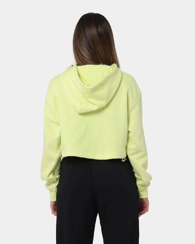 Nike Women's Nike Sportswear Cropped Fleece Dance Hoodie Luminous Green