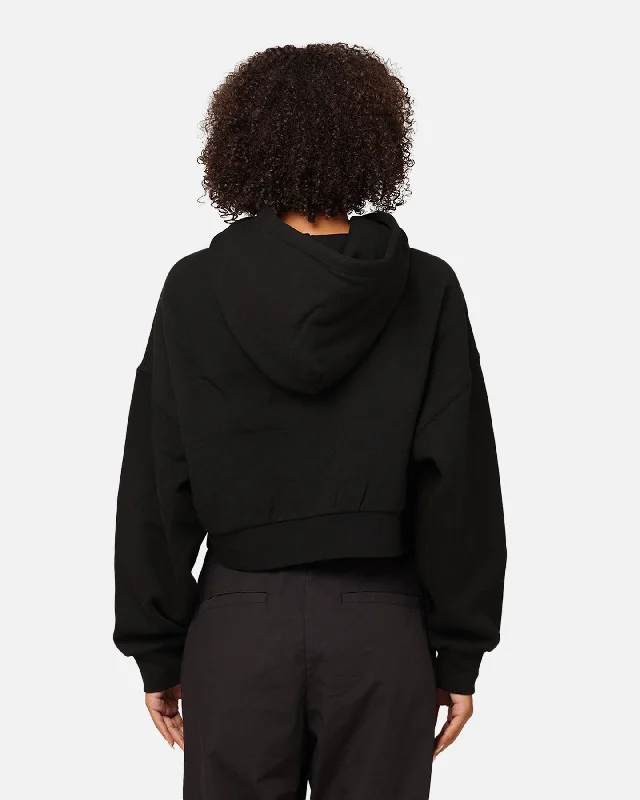 Stüssy Women's Pair Of Dice Cropped Hoodie Black