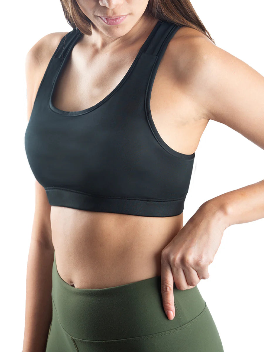 New Color Choice: Activloops™ 2-in-1 ProWikMax™ Sports Bra 032ALBB Made in USA!