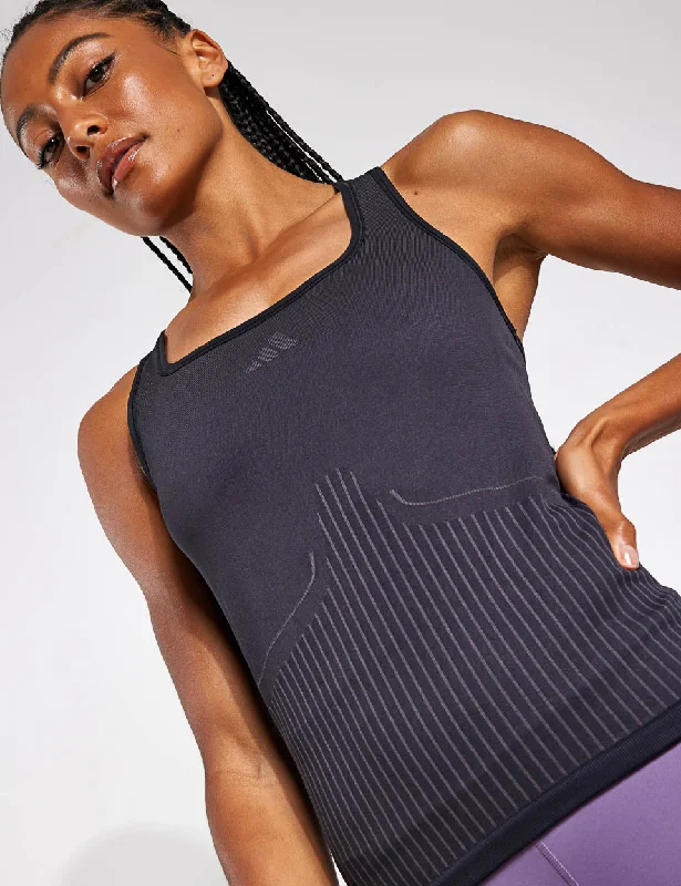 AEROKNIT Tank Top - Black/Grey Six