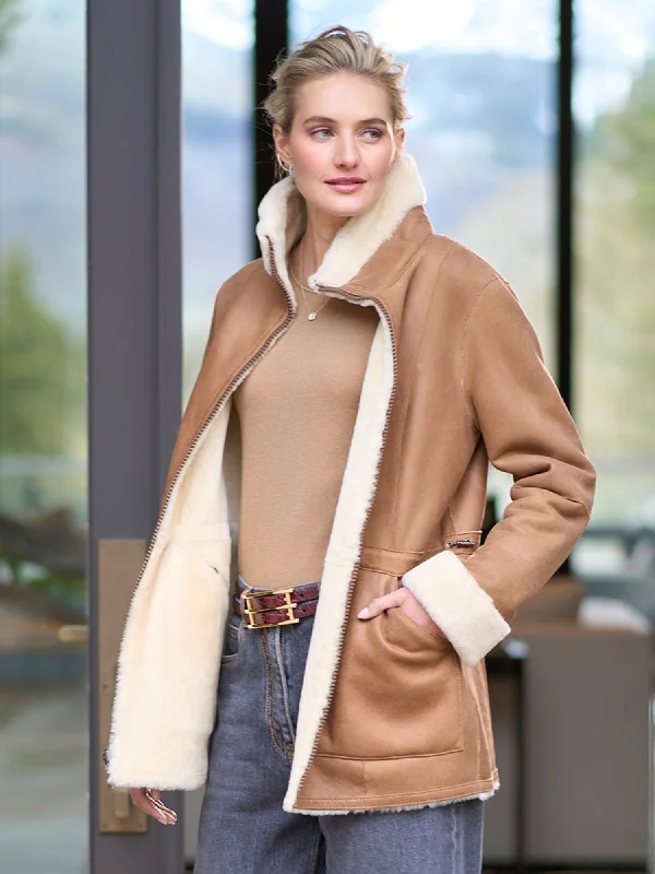 Annelie Reversible Shearling Coat