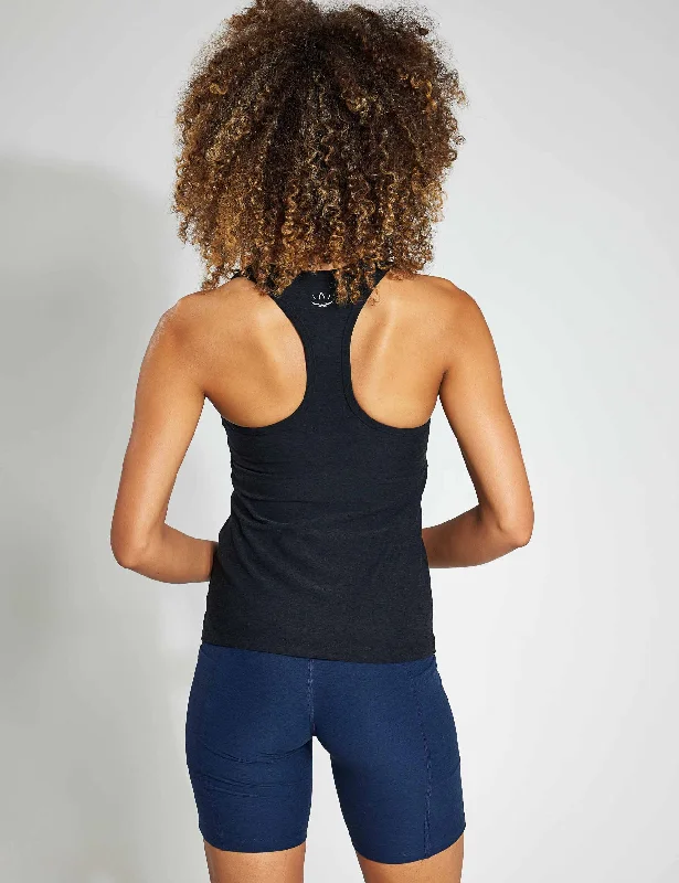 Spacedye Step Up Racerback Tank - Darkest Night