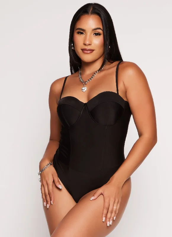 Haute Monde Padded Bustier Bodysuit