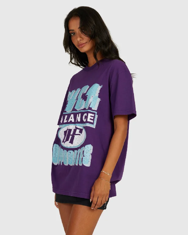 Court Side Rummage Tee - Eggplant