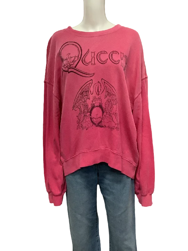 Day Dreamer Sweatshirt Queen Pink Size: L