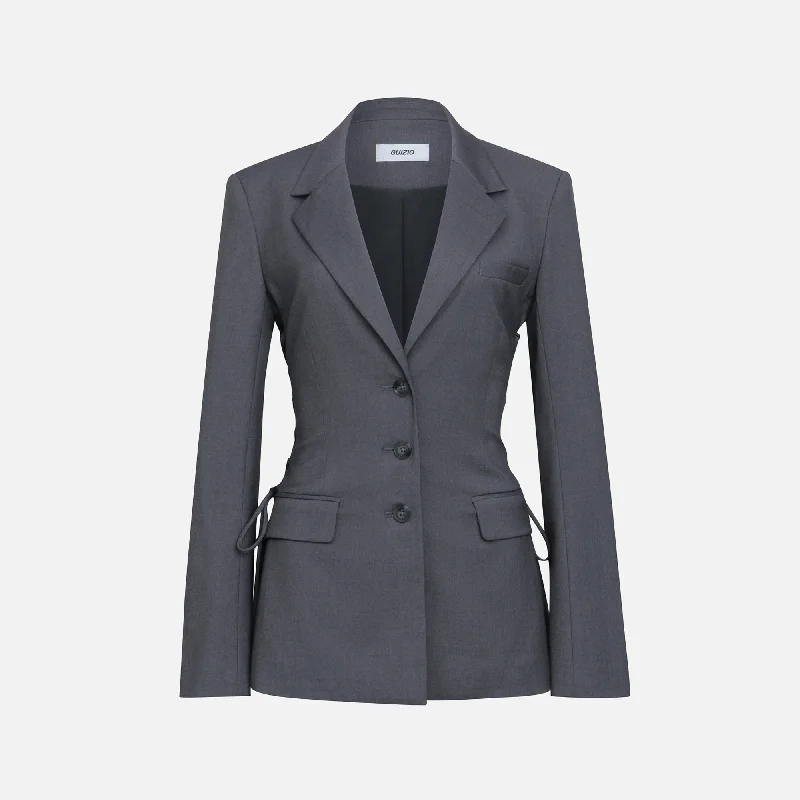 GUIZIO Delila Blazer - Stone Grey