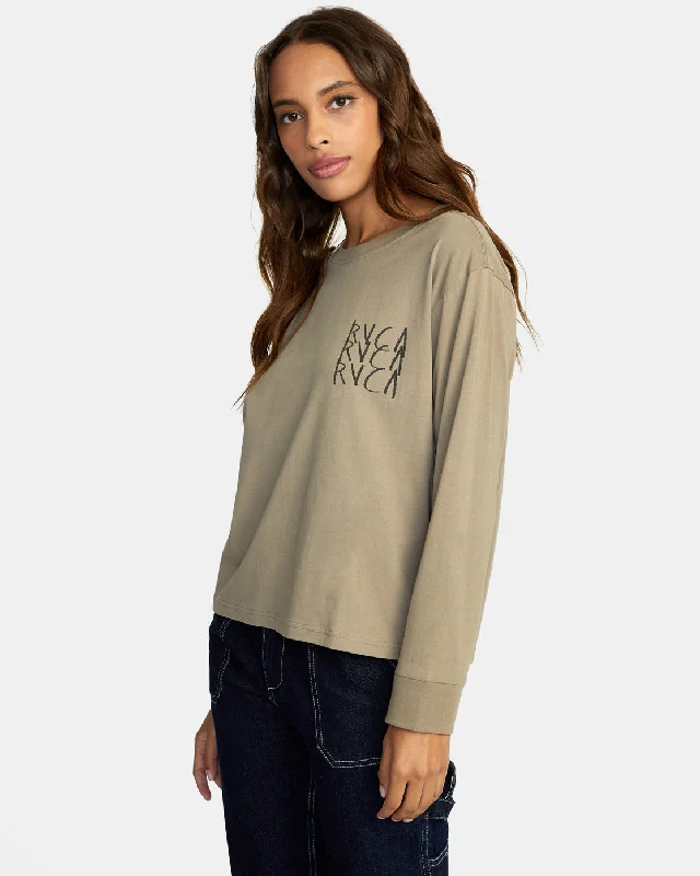 Doomsday Long Sleeve Tee - Dark Khaki