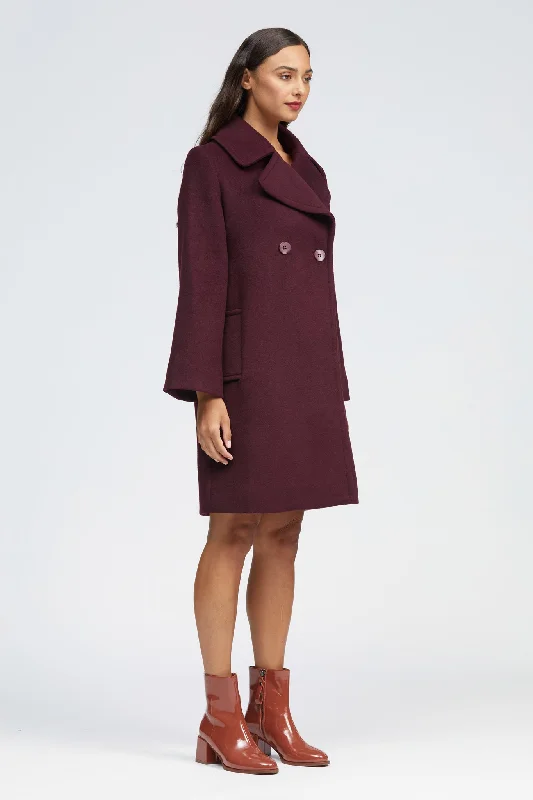 Fuar Coat Burgundy