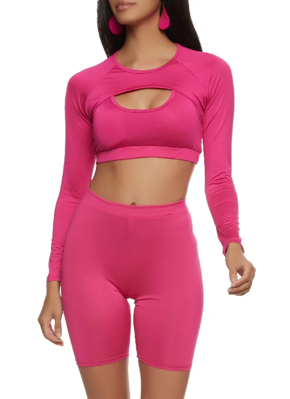 Active Shrug and Sports Bra Set