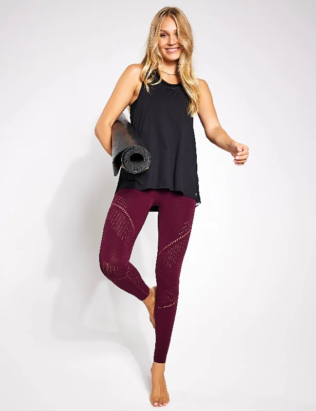 Yoga Pleat Vest - Black