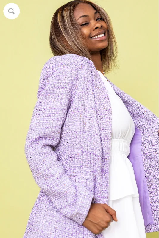 Harlow Purple Blazer