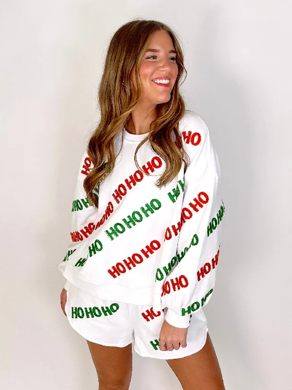 Ho Ho Ho Sweatshirt | Queen of Sparkles