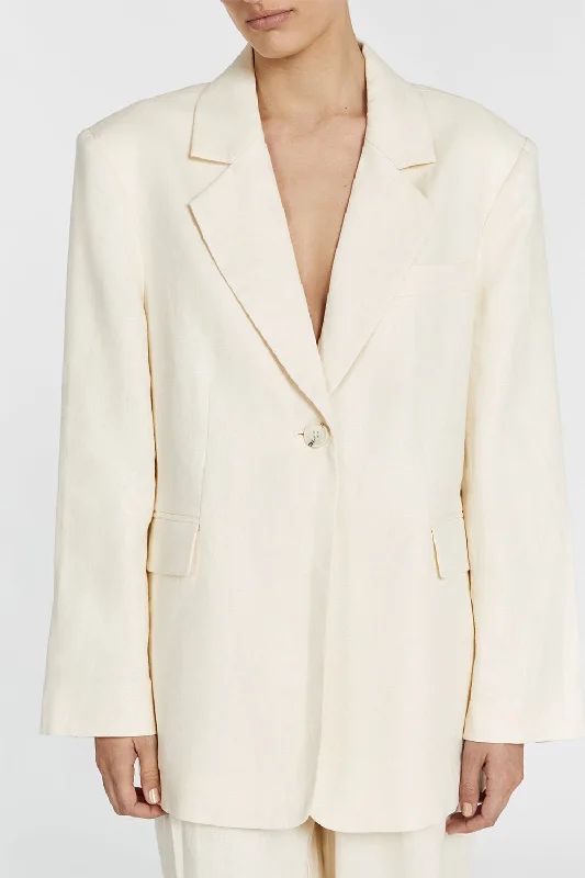 INDY BUTTER LINEN BLAZER