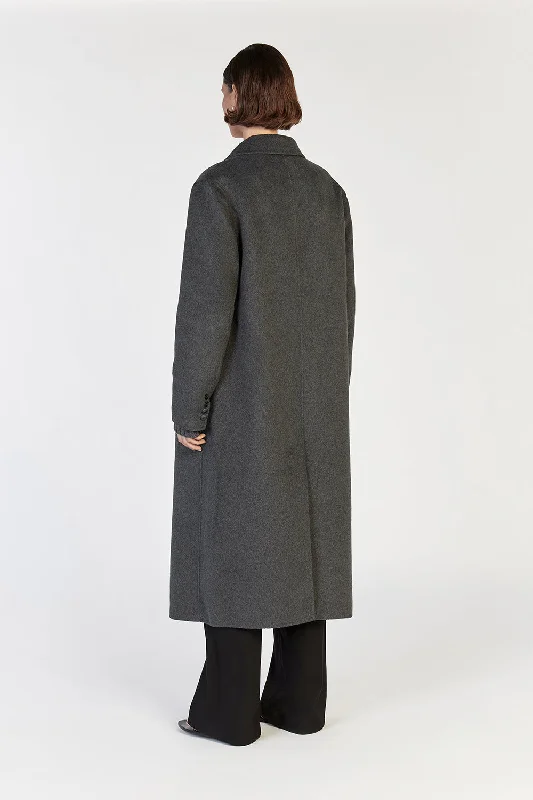 JAY CHARCOAL LONGLINE COAT