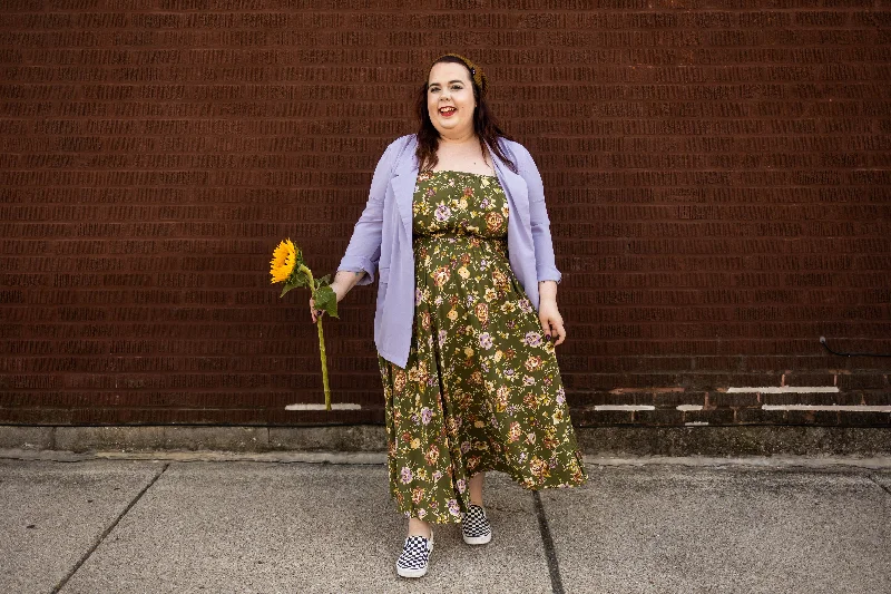 stella blazer in lilac