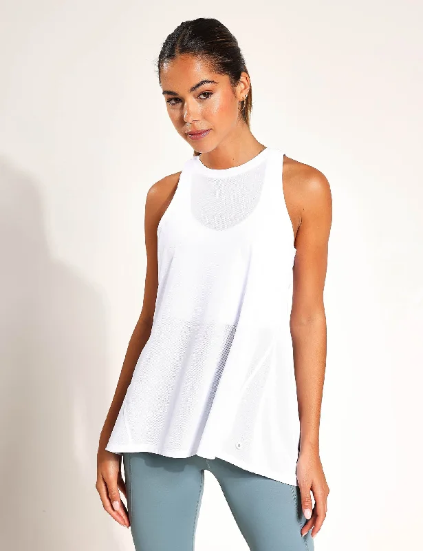 Kendall-XR Tank Top - Signature White