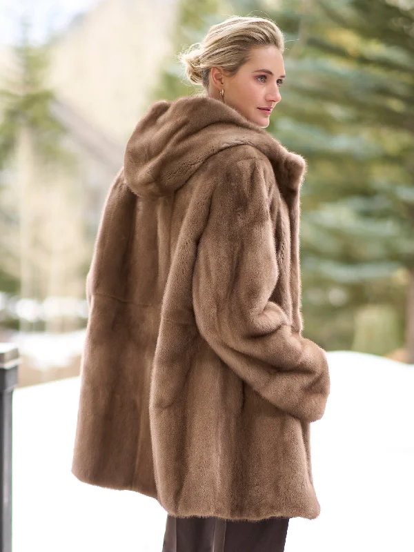 Luna Reversible Mink Coat