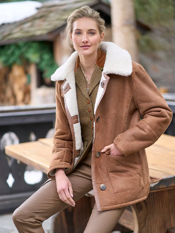 Marah Reversible Shearling Coat