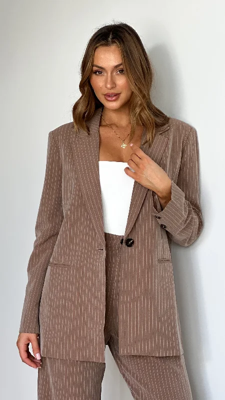 Maya Blazer - Brown