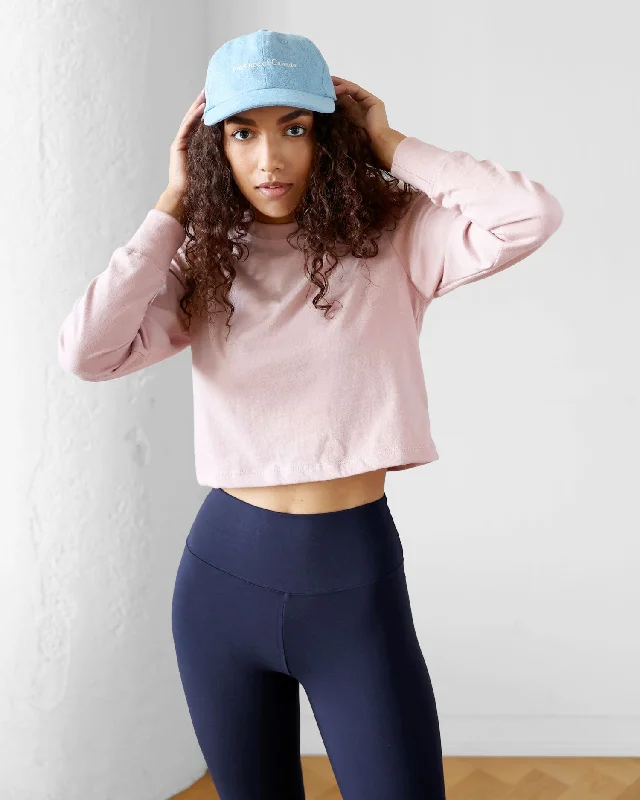 Monday Long Sleeve Crop Top Dusk