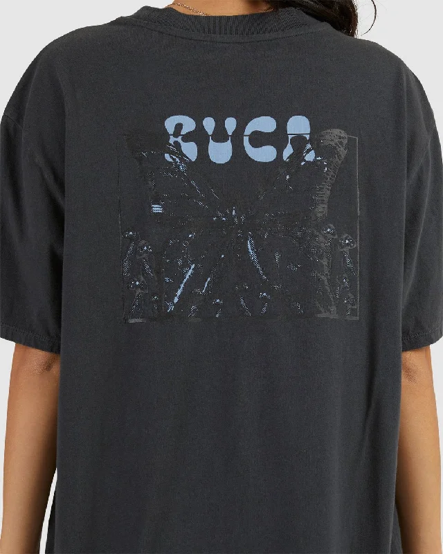 Mushy Fly Tee - Pirate Black