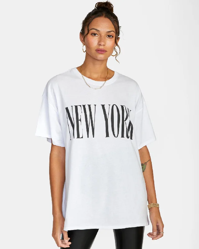 Ny - La Graphic Tee - White