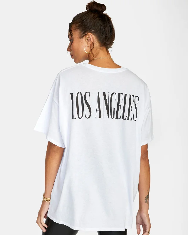 Ny - La Graphic Tee - White