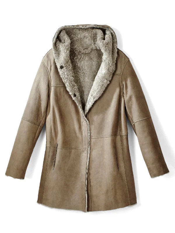 Olivera Reversible Shearling Coat