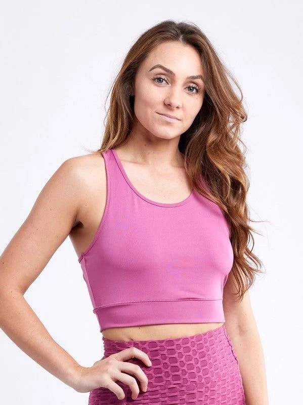 Racerback Lightweight Crop Tank Top