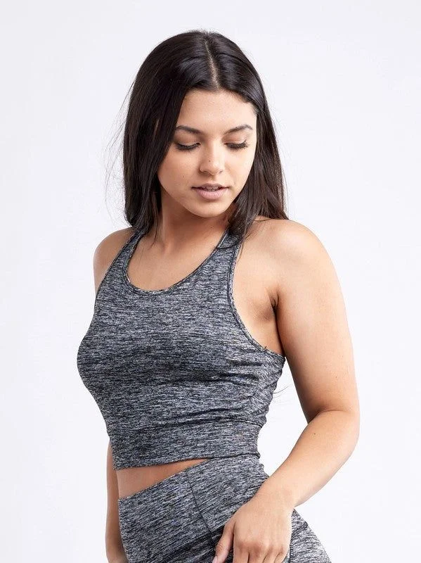 Racerback Lightweight Crop Tank Top