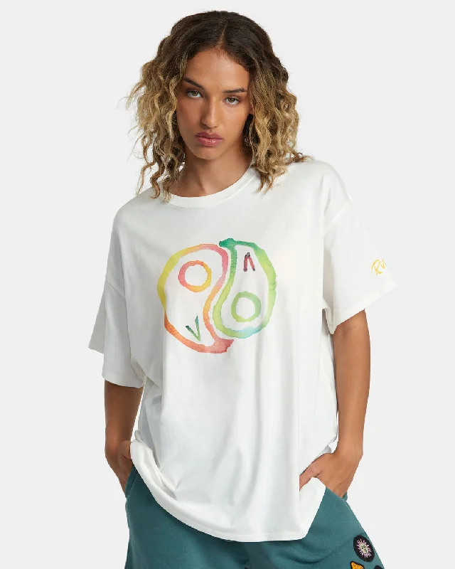 Rose Machado Yin Yang Tee - Vintage White