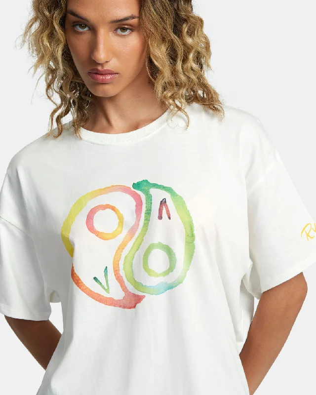 Rose Machado Yin Yang Tee - Vintage White