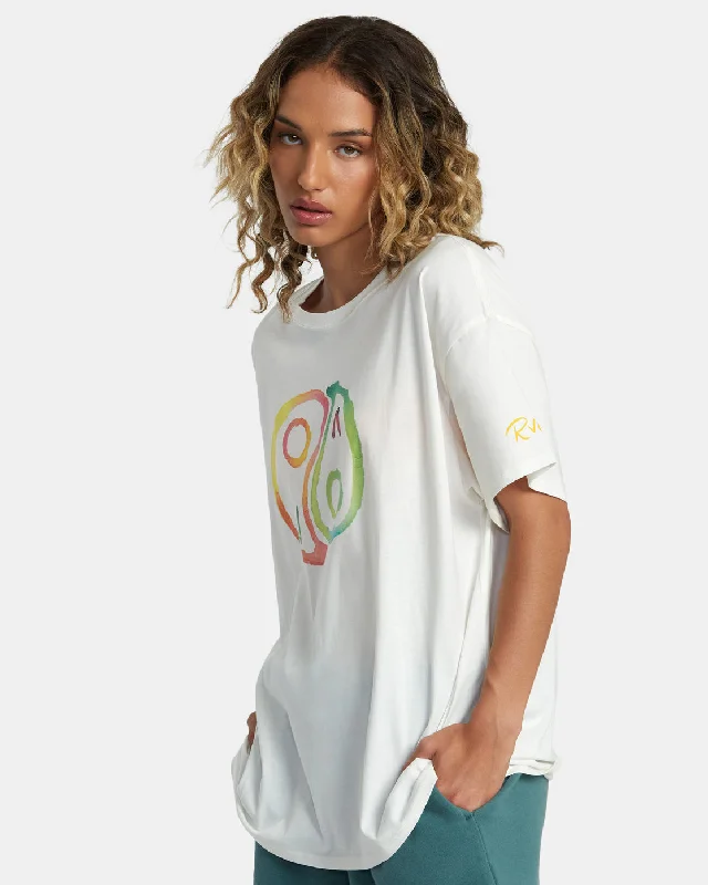 Rose Machado Yin Yang Tee - Vintage White