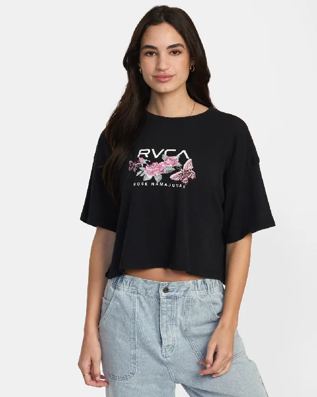 Rose Namajunas Romance Tee - RVCA Black