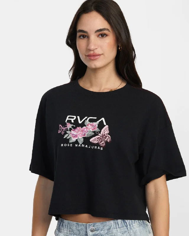 Rose Namajunas Romance Tee - RVCA Black