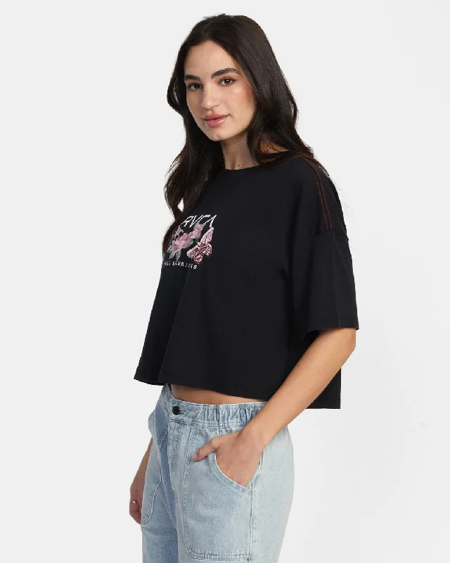 Rose Namajunas Romance Tee - RVCA Black