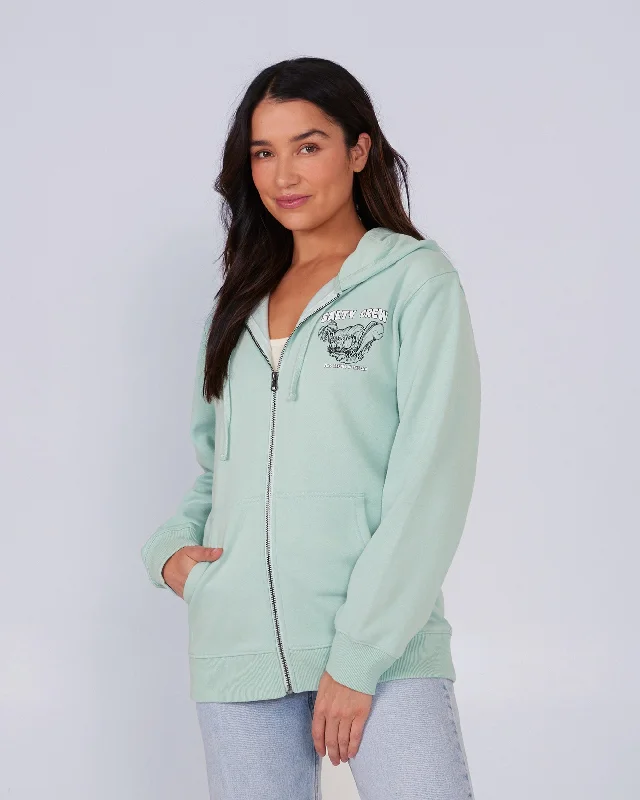 Shaka Jade Zip Hoody